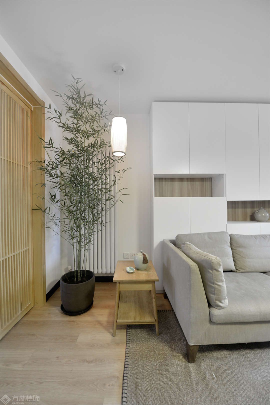 日式风格 72平小户型日式风格之居，雅致舒适-客厅